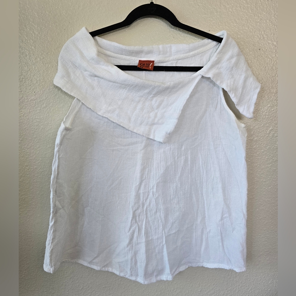 Oh My Gauze! White Blouse